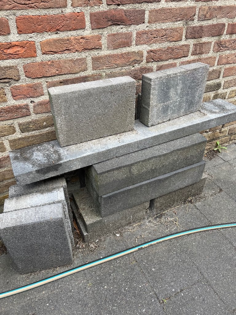 Klinkers, Tuin en Terras, Ophalen, Gebruikt, Beton, Klinkers