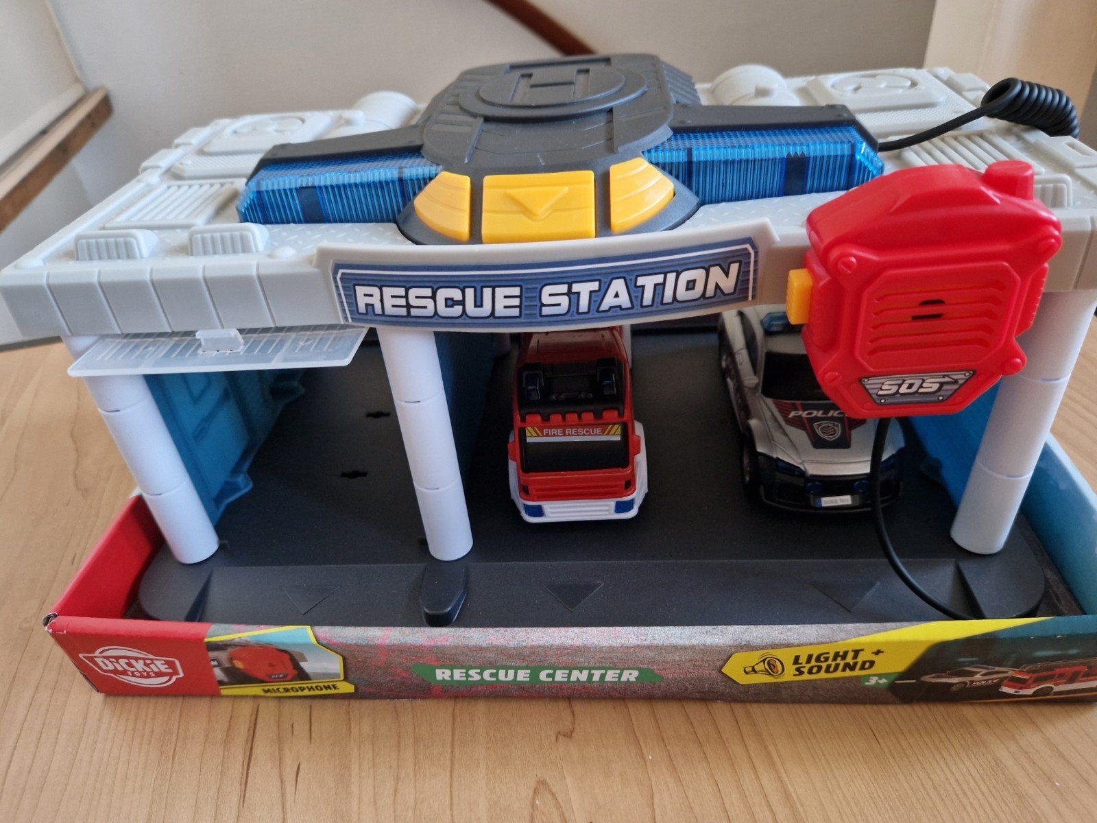 Dickie Toys Rescue Center met licht en geluid, Ophalen of Verzenden, Nieuw
