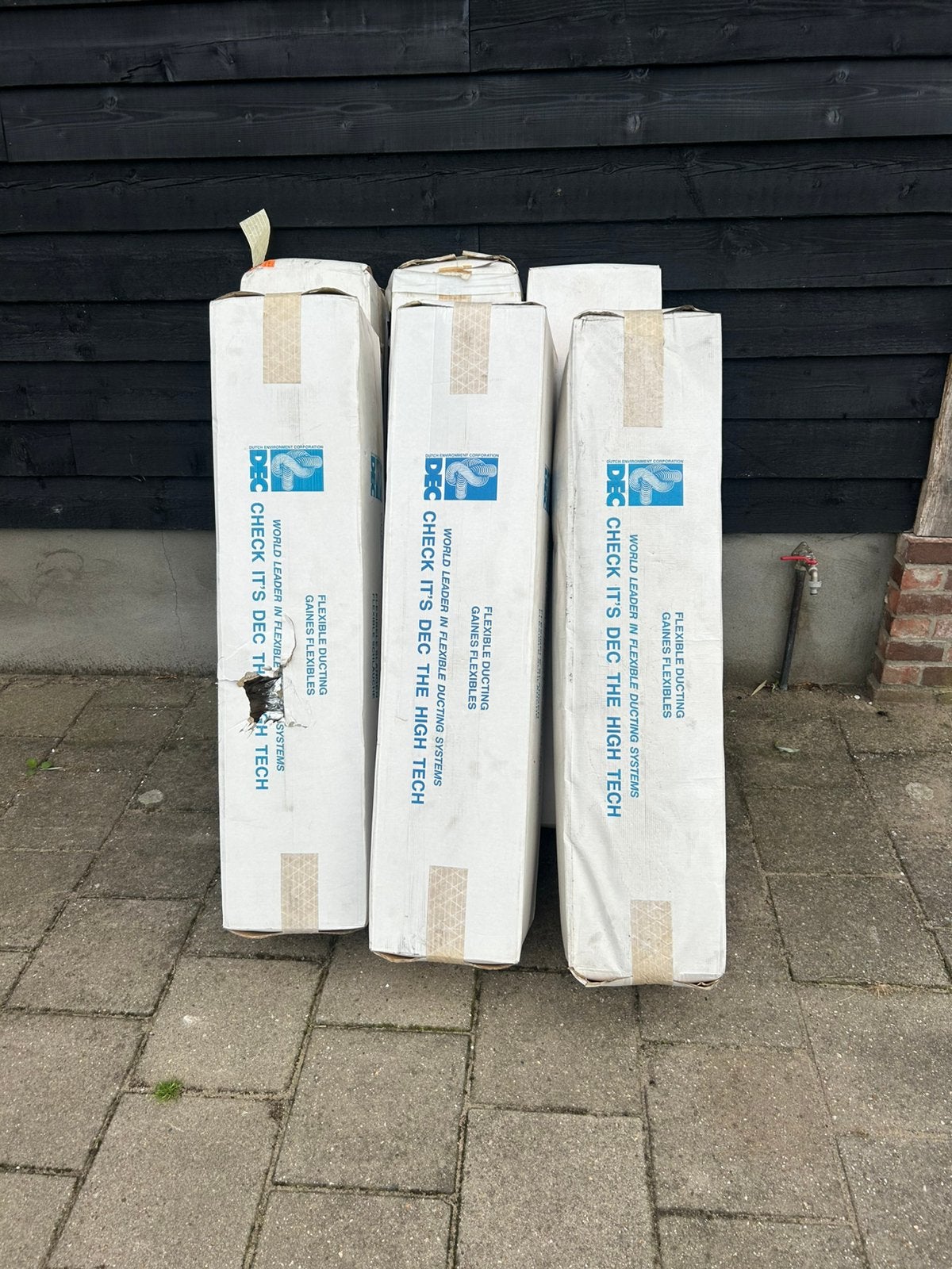 Flexibele ventilatie slang geïsoleerd 200 mm, Overige materialen, Zo goed als nieuw, 15 m² of meer, Ophalen