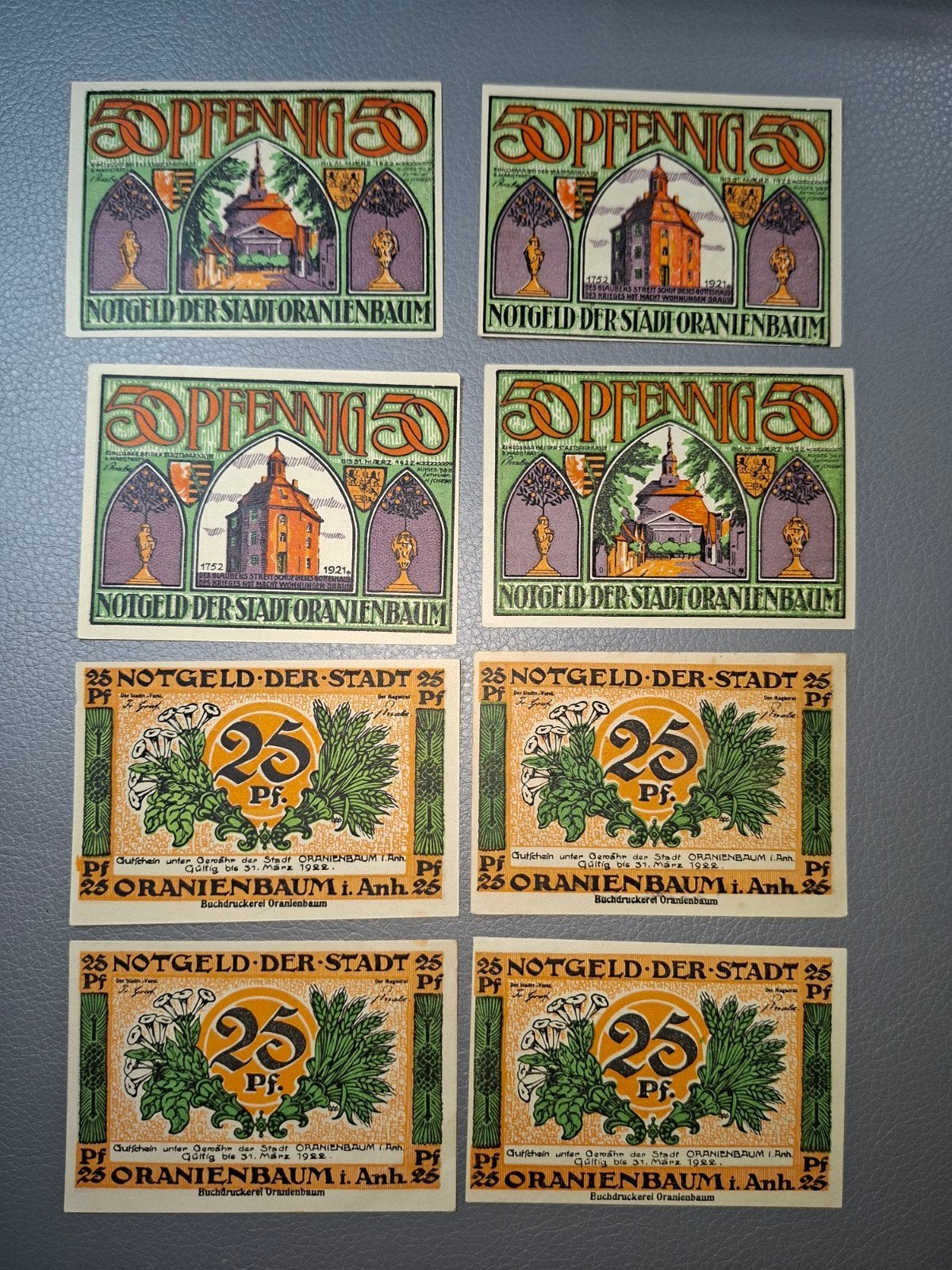 Duits Notgeld Oranienbaum Noodgeld, Postzegels en Munten, Bankbiljetten | Europa | Niet-Eurobiljetten, Ophalen of Verzenden, Duitsland