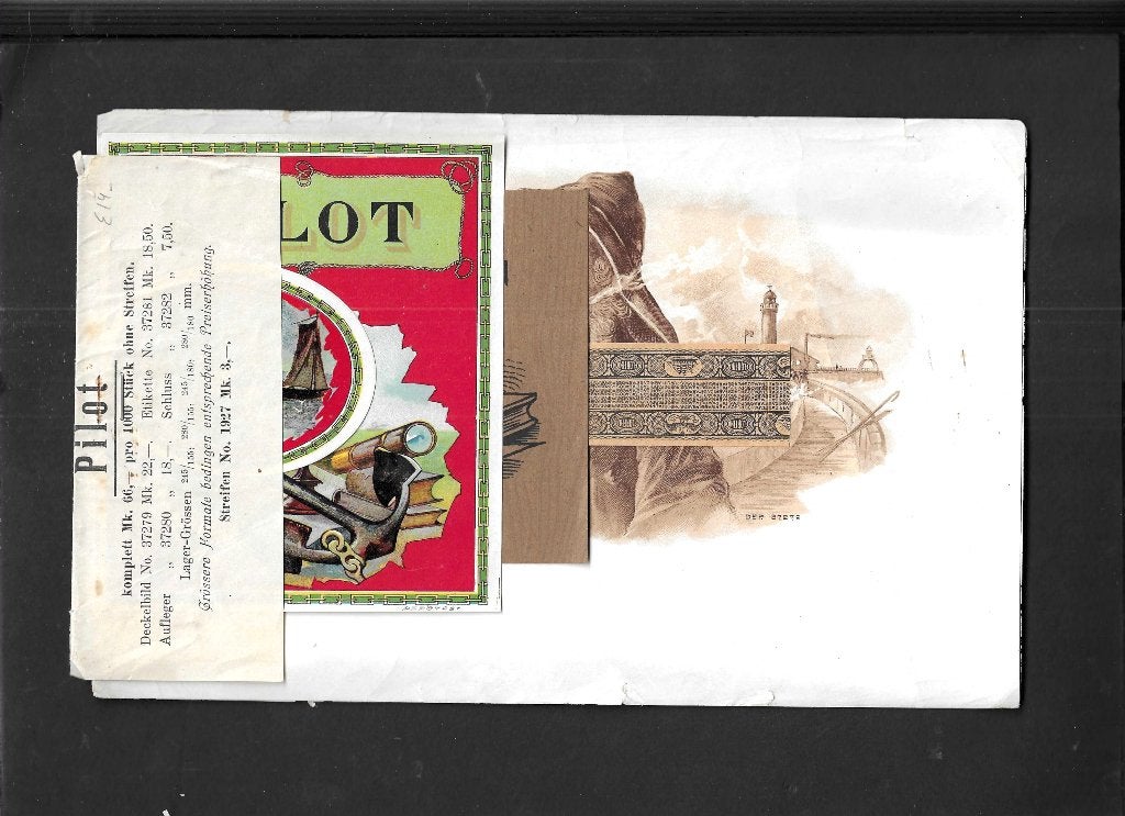 GUYBRYSEtiket scan V5094, Ophalen, Gebruikt, Sigarenbandjes