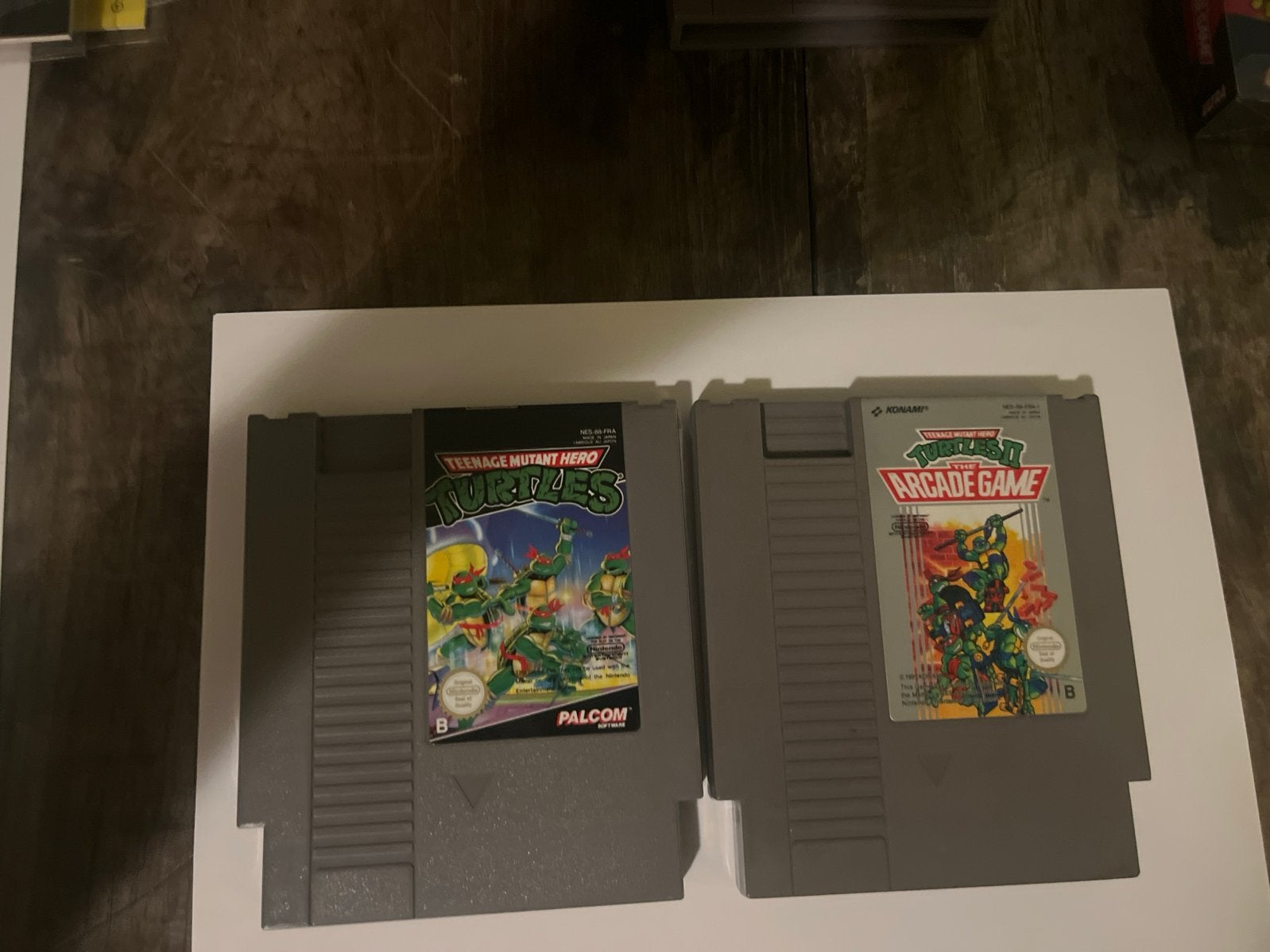 Teenage Mutant Ninja Turtles NES Games (2 stuks), Spelcomputers en Games, Games | Nintendo NES, 1 speler, Ophalen of Verzenden