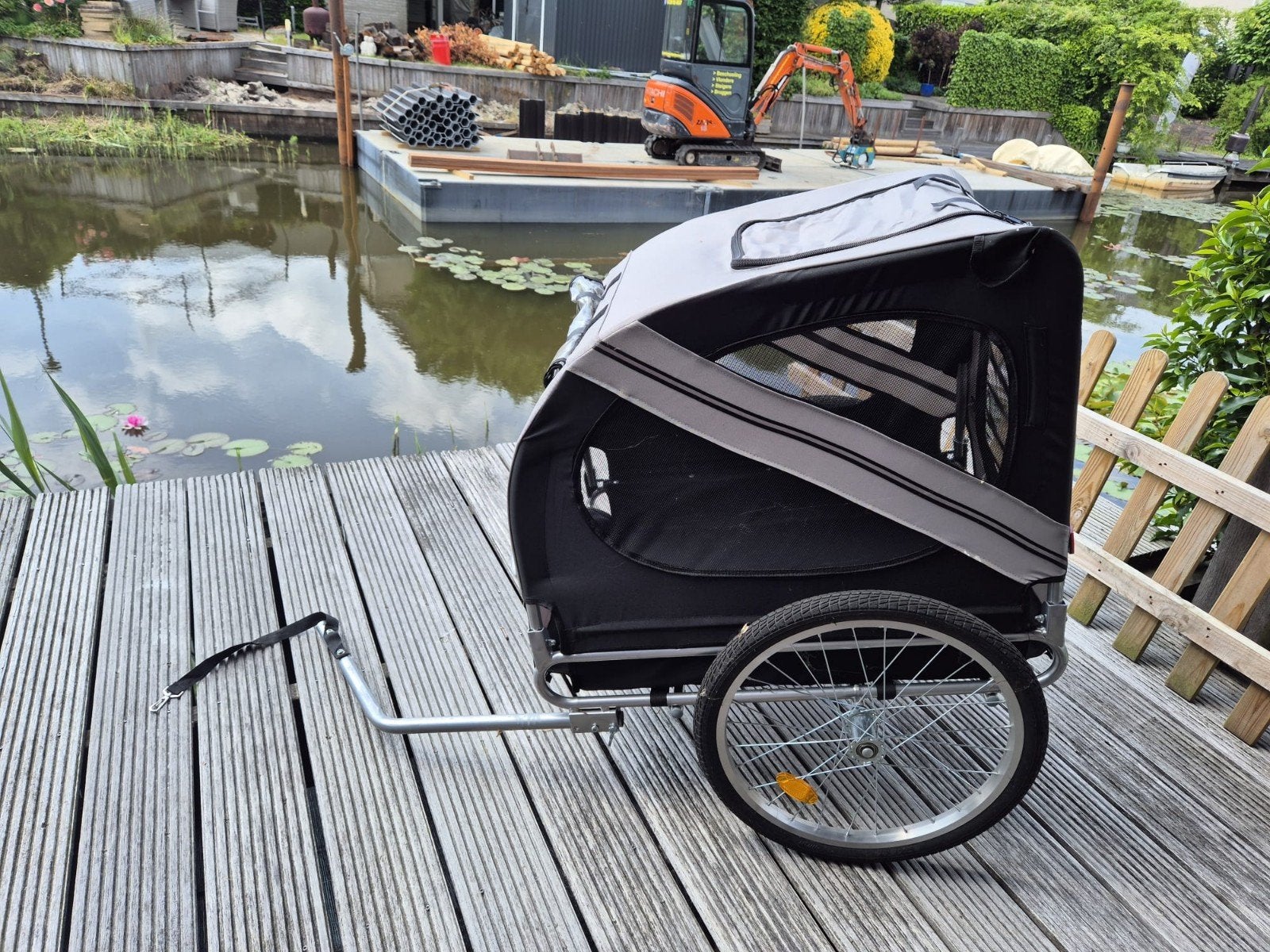 Hondenfietskar - Tot ruim 25 kg belastbaar, Ophalen, Gebruikt, Opvouwbaar, 20 tot 40 kg