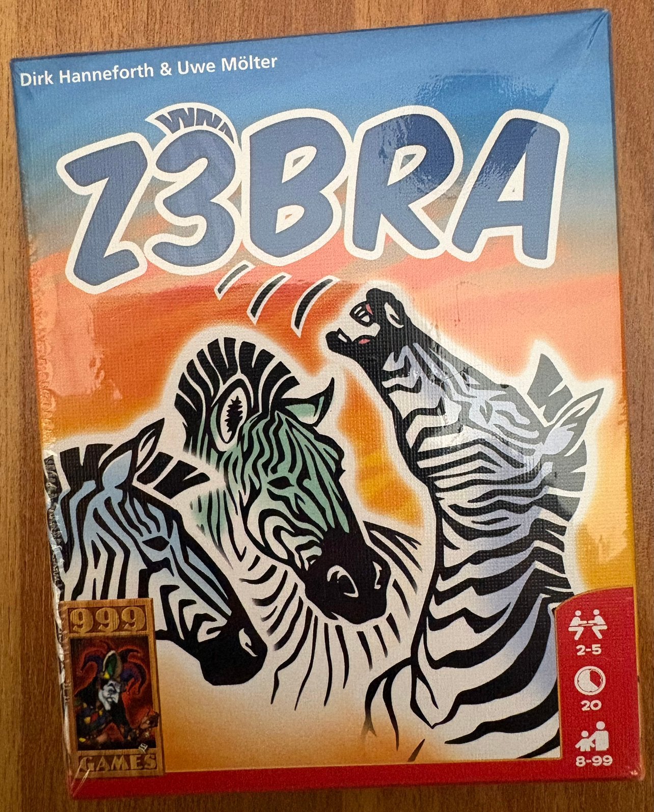 Kaartspel “Zebra” - 999 games, Een of twee spelers, Ophalen of Verzenden, Nieuw