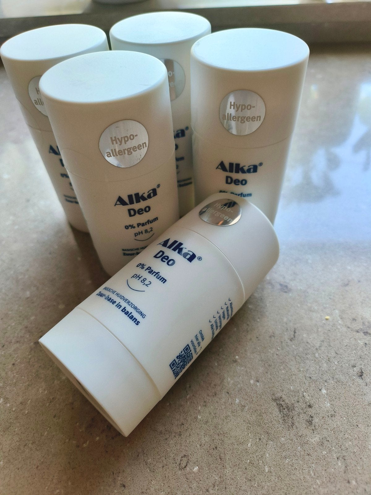 Alka Deo Deodorant 5 stuks - 0% parfum, Sieraden, Tassen en Uiterlijk, Uiterlijk | Lichaamsverzorging, Nieuw, Deodorant of Bodyspray