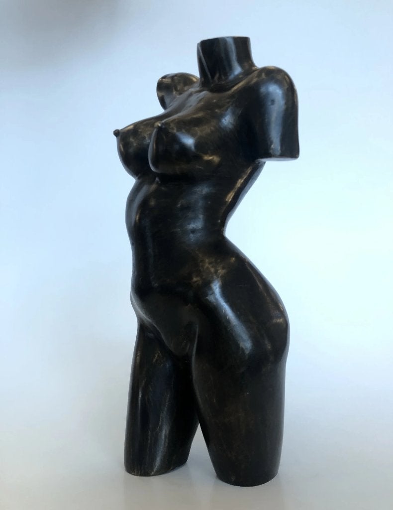 Wij gaan stoppen Bronzen Beeld - Torso vrouw echt brons.....