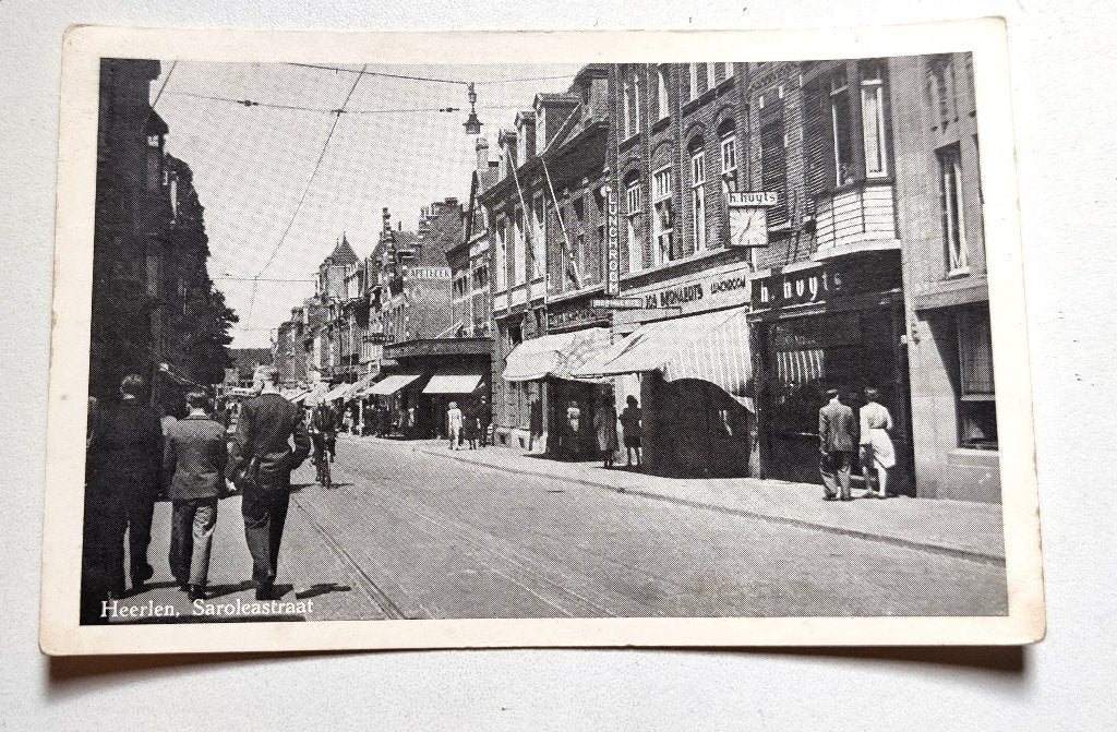 HEERLEN Saroleastraat circa 1950, Ophalen of Verzenden, 1940 tot 1960, Ongelopen, Limburg