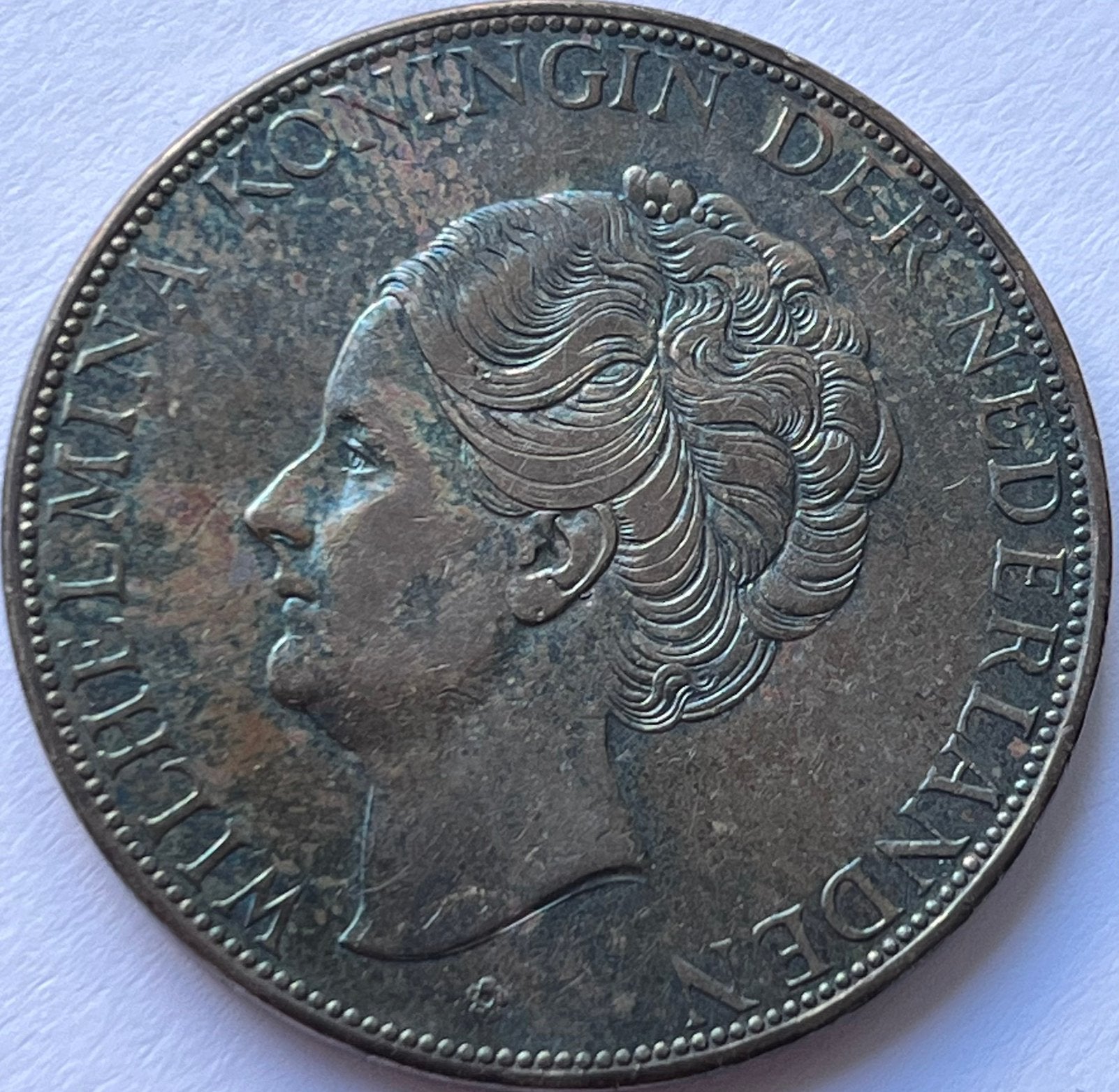 Schaarse rijksdaalder 1932 grof haar heel mooi exemplaar, Zilver, Ophalen of Verzenden, Koningin Wilhelmina, Losse munt