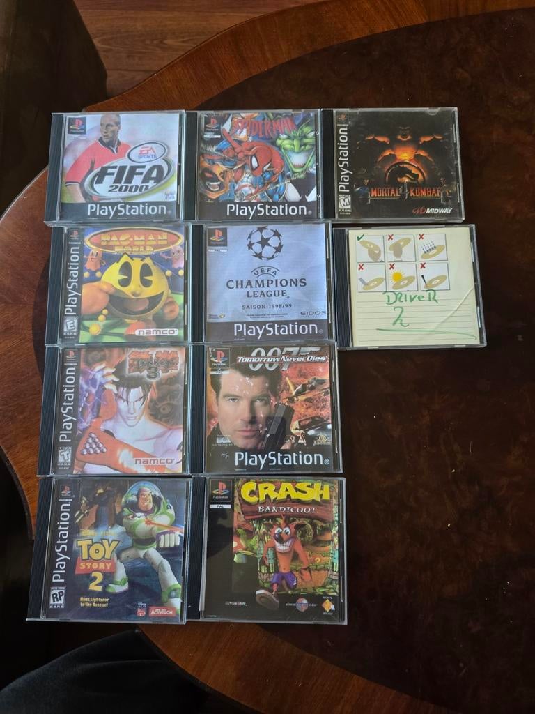 Gekopieerde PS1 games voor omgebouwde PlayStation 1, 1 speler, Ophalen, Vanaf 3 jaar
