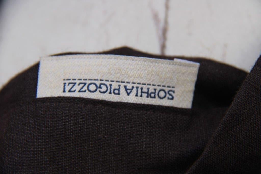 Jurk bruin Sophia Pigozzi mt L Vaste prijs, Kleding | Dames, Sophia Pigozzi, Bruin, Verzenden, Maat 42/44 (L)