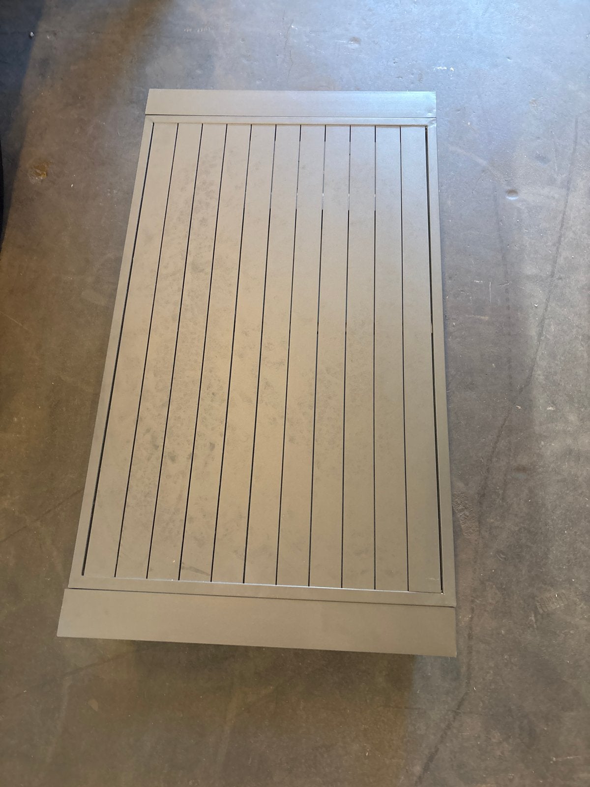 Laag buiten tafeltje voor loungeset - Apeldoorn, Tuin en Terras, Ophalen, Gebruikt, Rechthoekig, Aluminium