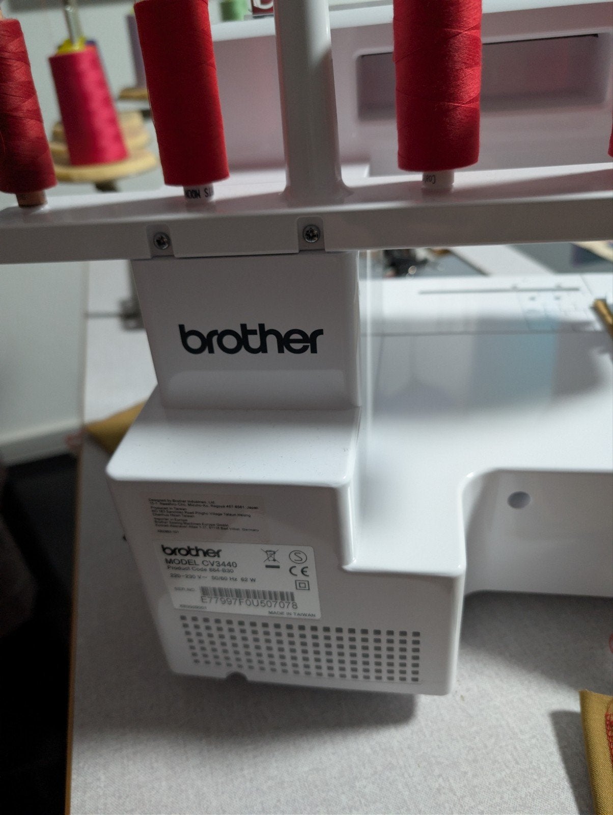 Brother CV3440 Coverstitch Machine - Zo goed als nieuw, Hobby en Vrije tijd, Ophalen, Zo goed als nieuw, Naaimachine, Brother