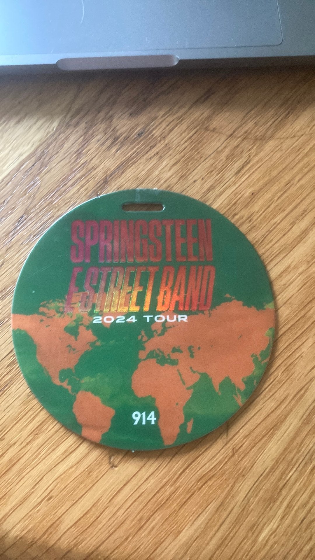 Bruce springsteen tour pas/badge, Verzamelen, Ophalen of Verzenden, Zo goed als nieuw