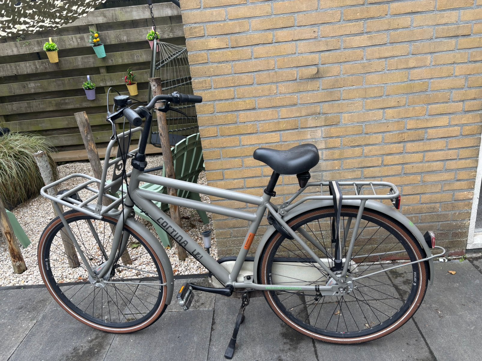 Cortina u4 transport fiets 7 versnellingen, Versnellingen, 49 tot 53 cm, Zo goed als nieuw, Trommelrem