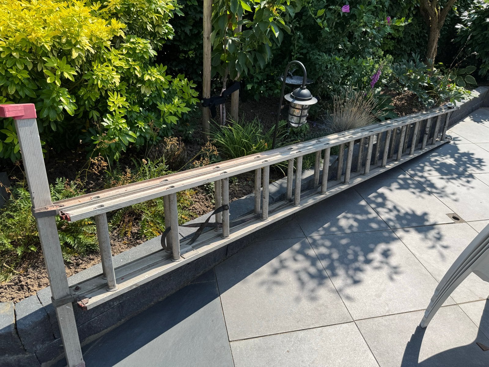 Altrex Uitschuifbare ladder - 2 x 14 treden, Ophalen, Gebruikt, Ladder, Opvouwbaar of Inschuifbaar