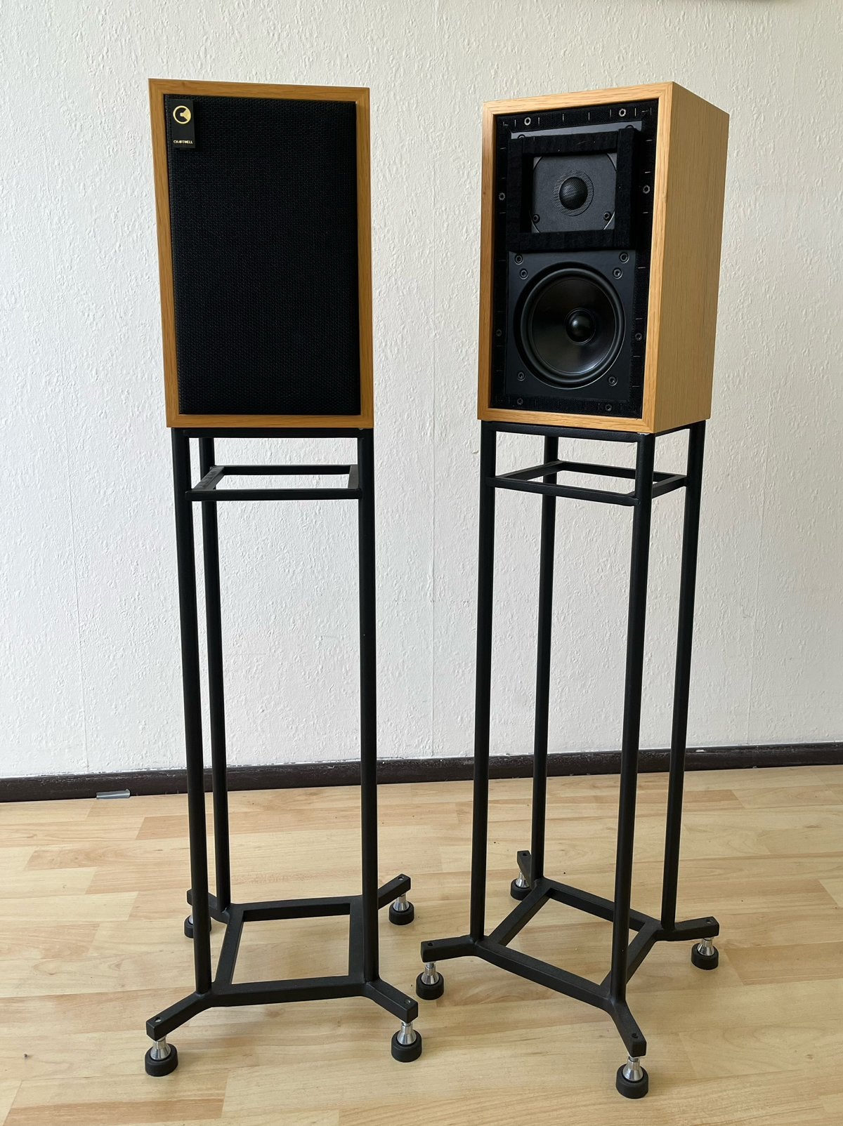 Grahams-Chartwel LS3/5a luidsprekers incl stands, Ophalen, Zo goed als nieuw, Minder dan 60 watt, Overige merken