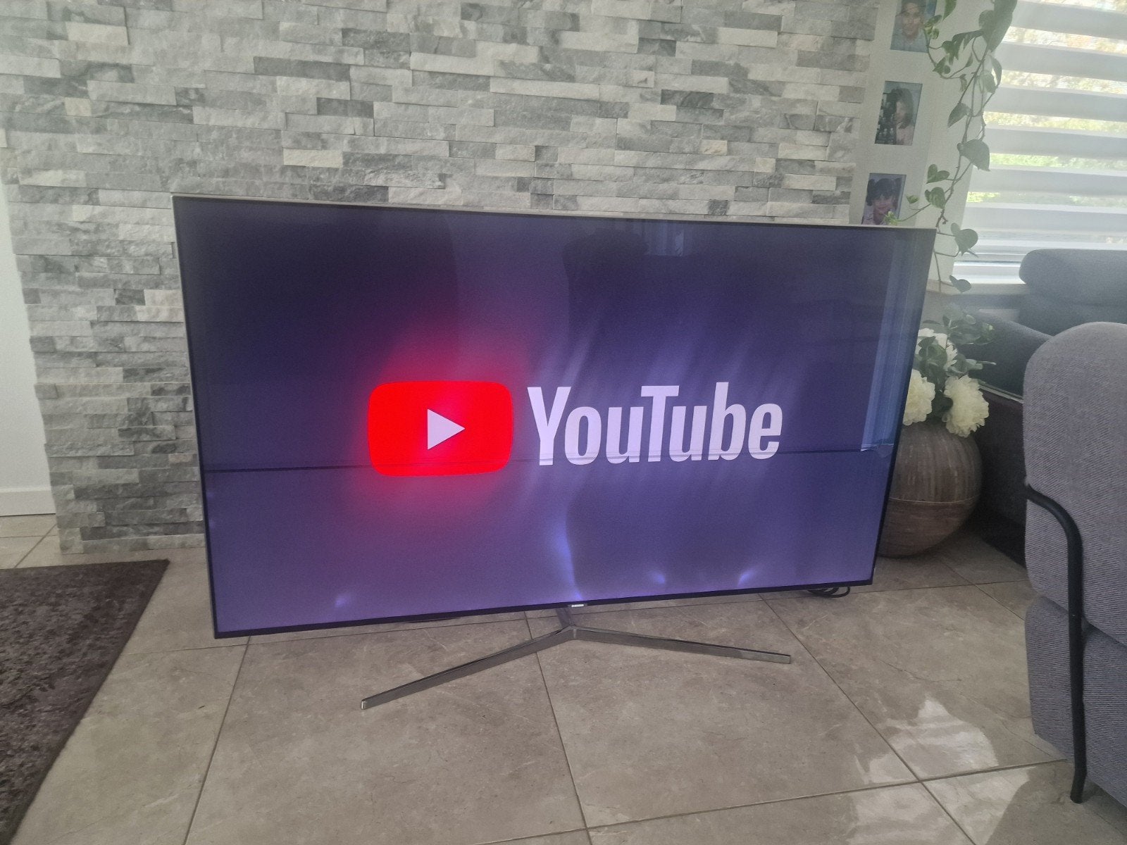 Samsung UE65KS8000 65 inch defect met One Connect Box, Ophalen of Verzenden, Gebruikt