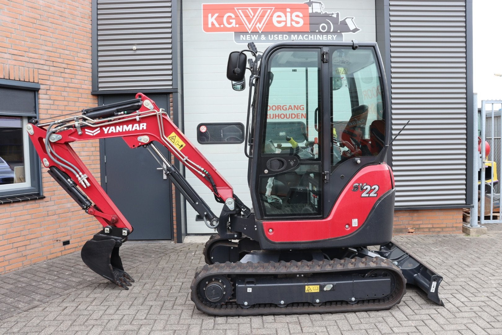 Yanmar SV22, Graafmachine