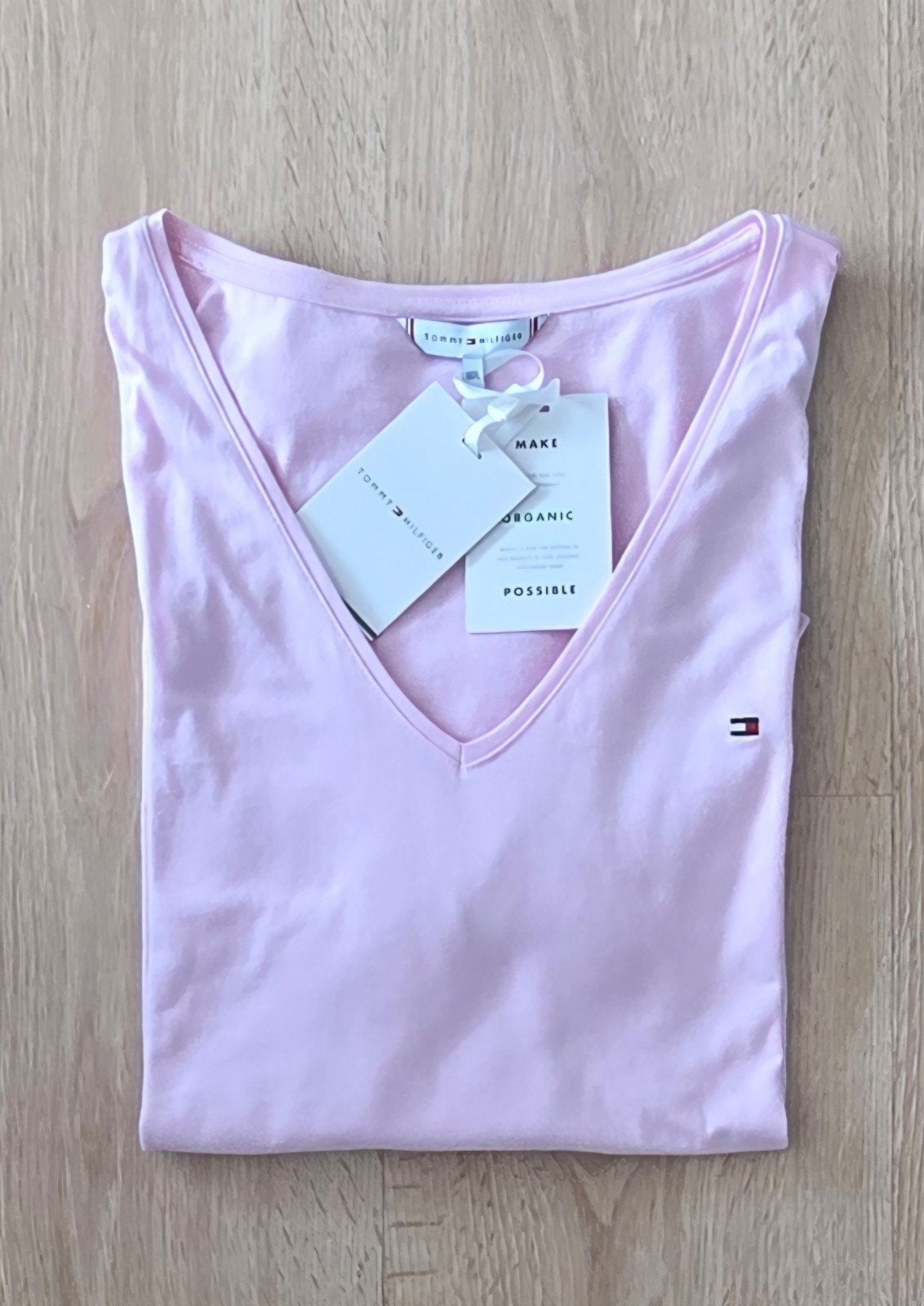 Tommy Hilfiger Roze Shirt Mt 3XL 46-48, Tommy Hilfiger, Ophalen of Verzenden, Nieuw