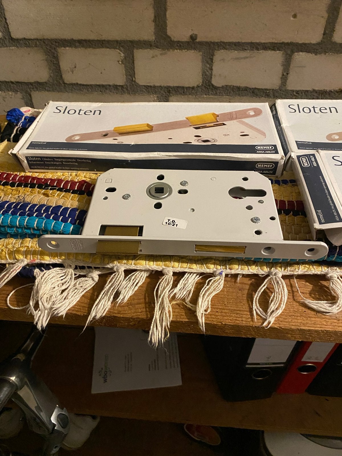 3x Nieuw Nemef zwaar insteek deurslot, Ophalen, Nieuw, Slot