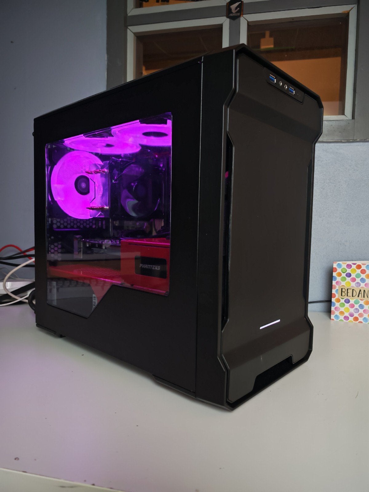 RGB GAME PC - INTEL I5 - GTX 1050 TI - 16GB - 500GB - WIN11, Ophalen, Kapoen Pc Gaming, FRACTAL, ASUS, CORSAIR, INTEL, NVIDIA, COOLERMASTER