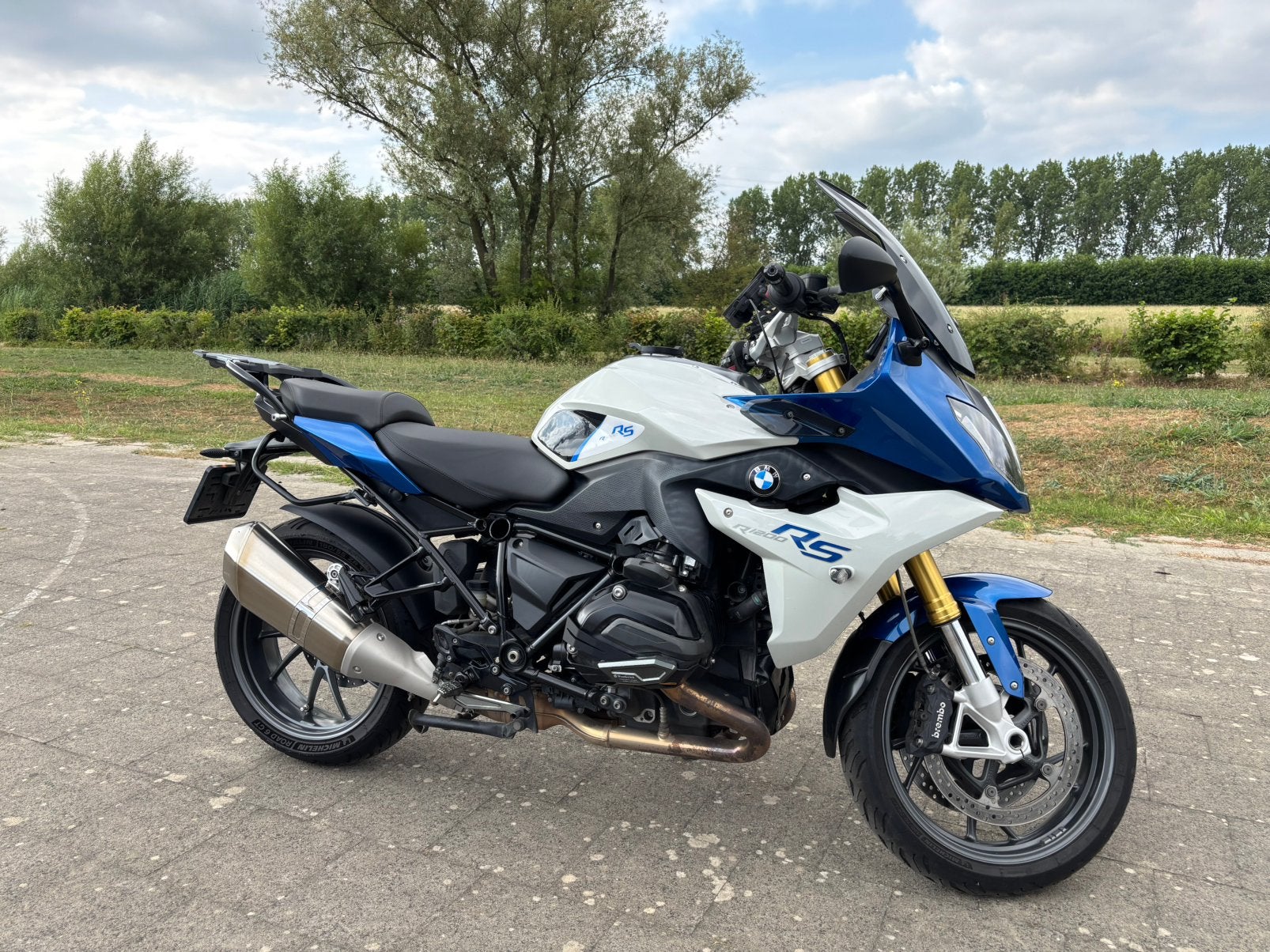 BMW R1200RS full option incl. 3 delige blauwe BMW kofferset., 2 cilinders, Gebruikt, 1170 cc, Meer dan 35 kW