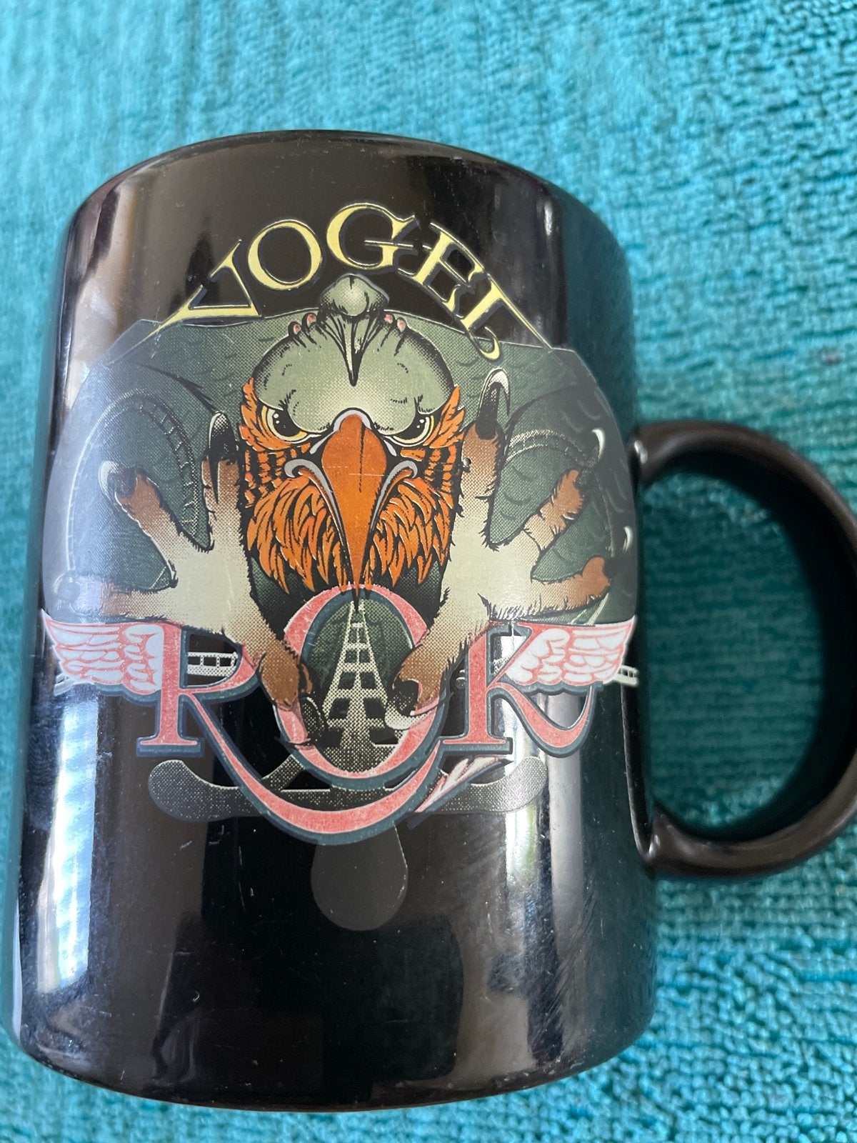 Vintage Vogelrok mok uit 1998 - Zeldzaam verzamelobject, Verzamelen, Efteling, Ophalen of Verzenden, Zo goed als nieuw