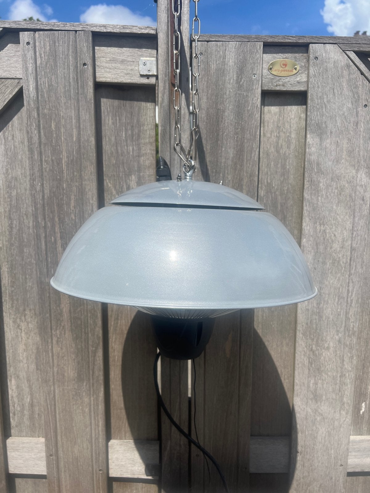 Hangende Terrasverwarmer - Elektrisch, Elektrisch, Plafond, Ophalen of Verzenden, Zo goed als nieuw