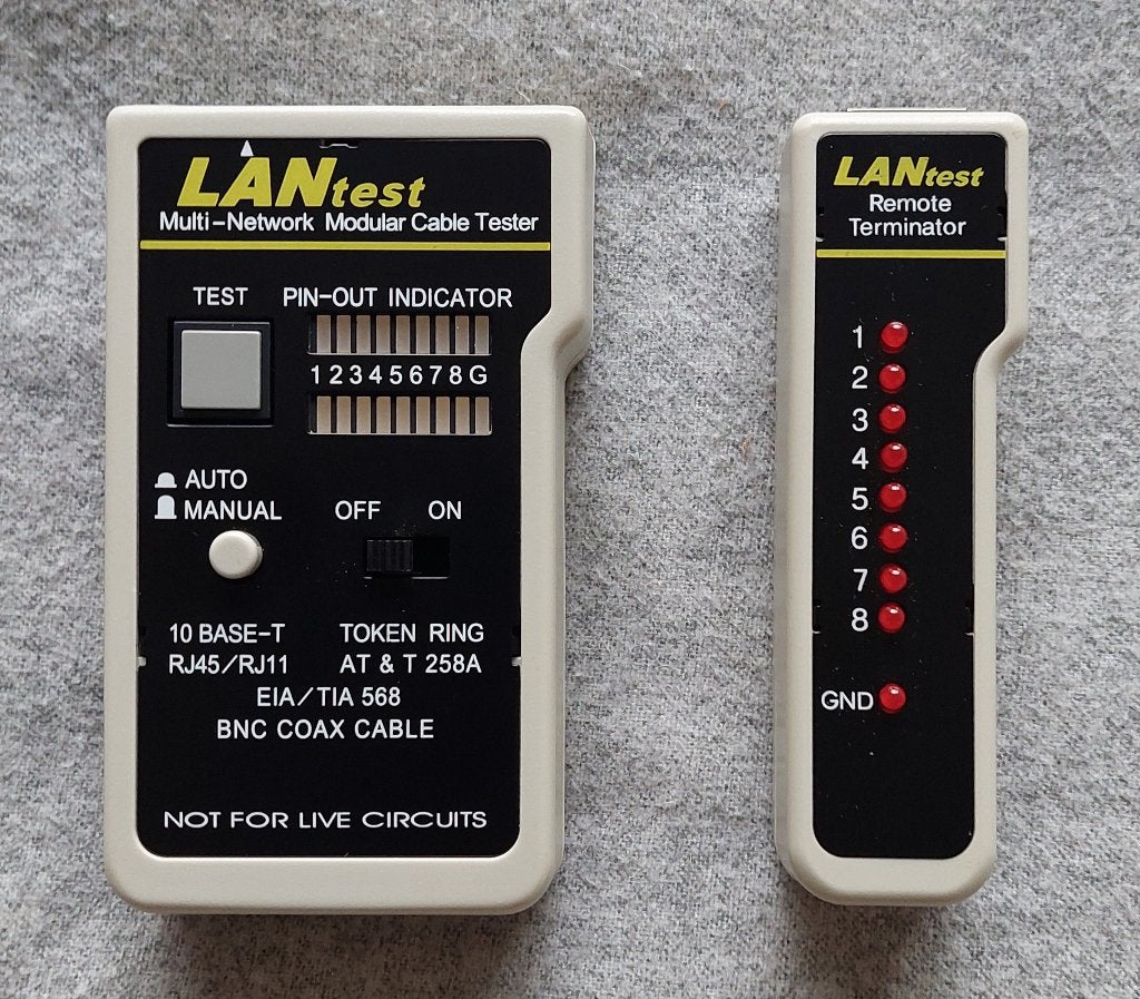 LAN tester, Ophalen, Nieuw