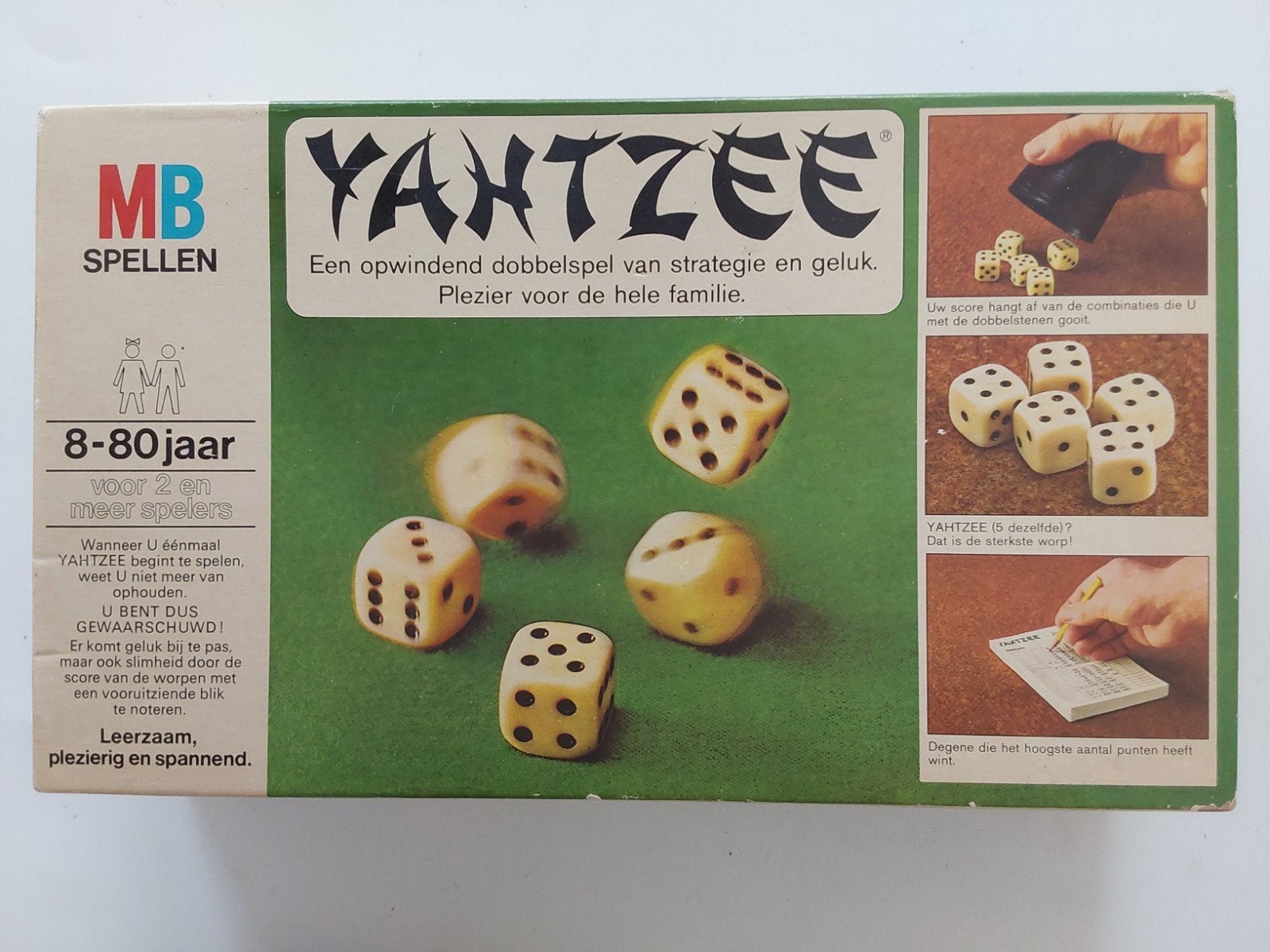 Yahtzee 🎲, Ophalen of Verzenden, Gebruikt, MB Spellen