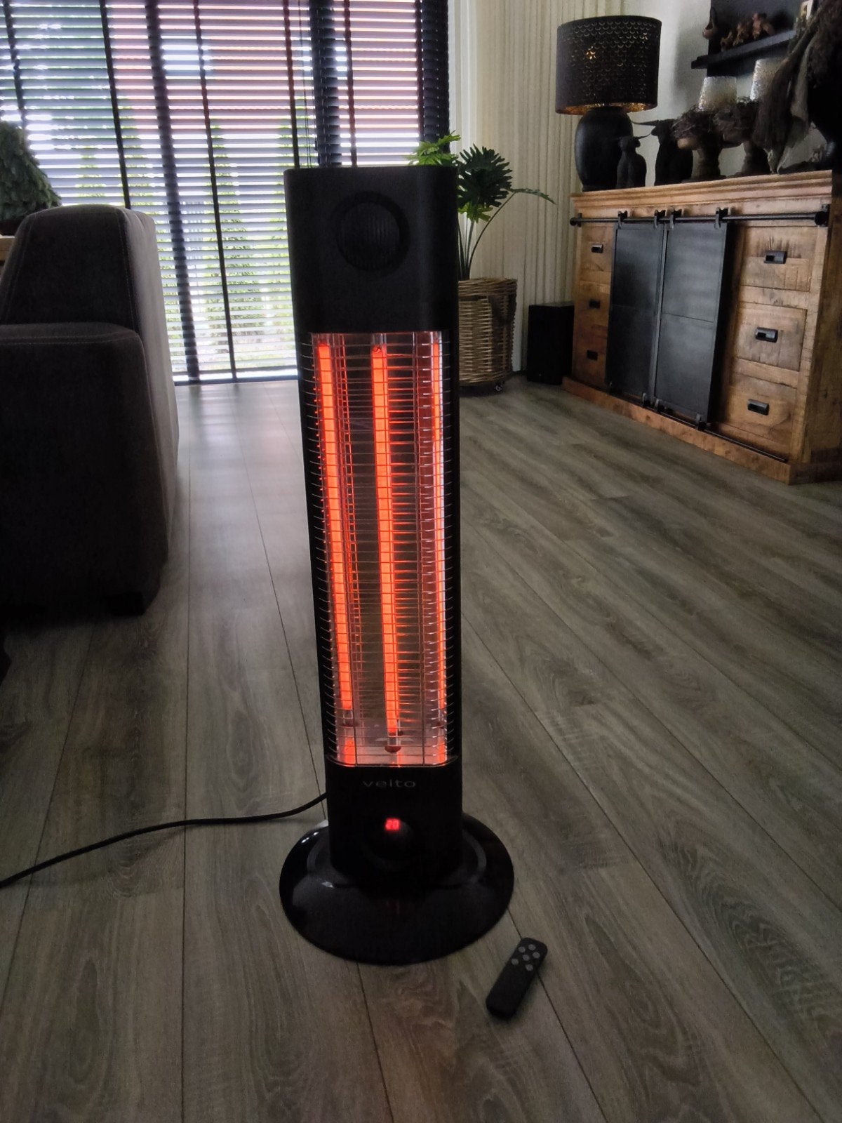 Veito Carbon Infrarood Heater CH 1800RT  incl afstbed., Ophalen, Zo goed als nieuw, Elektrisch, Overige soorten