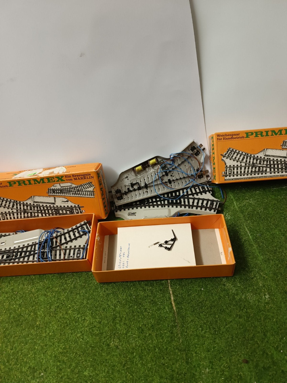 Märklin/Primex HO 5081 Elektrische Wissels (3 sets van 2), Ophalen, Gebruikt, Rails, Märklin