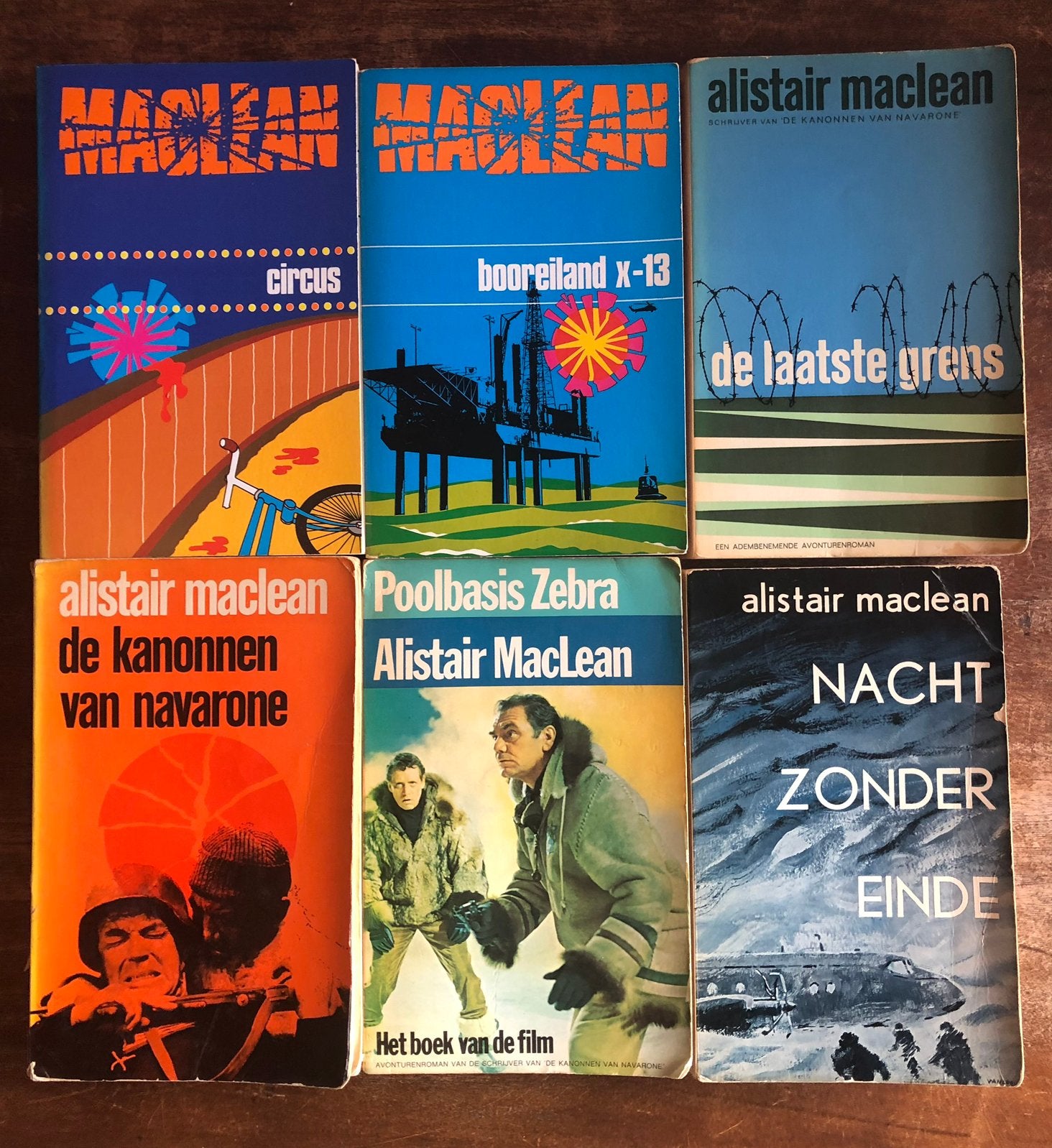 Alistair MacLean (6 boeken jaren 60 en 70), Ophalen of Verzenden, Gelezen