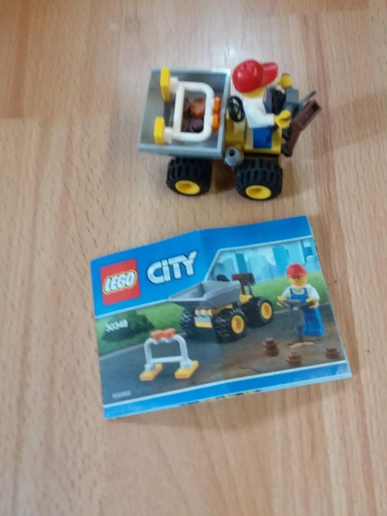 lego nr 30348 kiepwagentje, Lego, Overige typen, Ophalen of Verzenden, Inclusief minifiguren