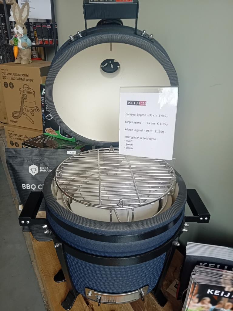 KEIJ Kamado Compact Legend - 33 cm, Tuin en Terras, Houtskoolbarbecues, Ophalen, Nieuw, Keij Kamado, !