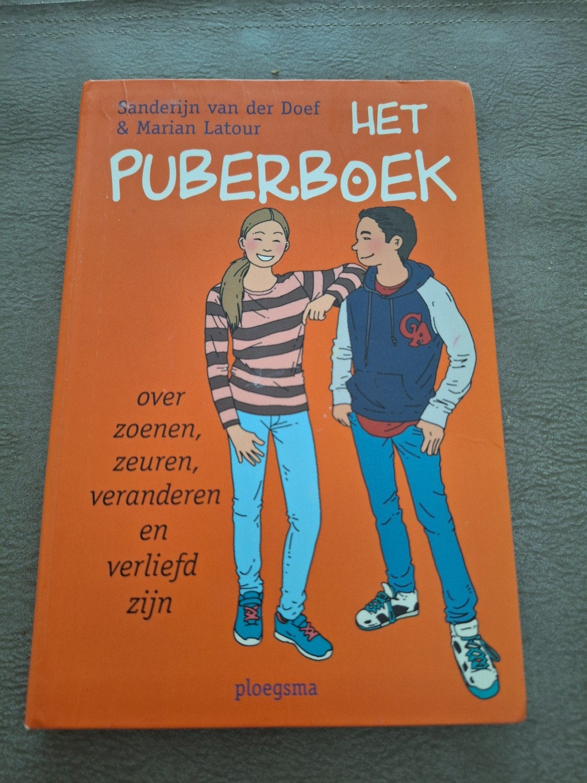 Het Puberboek - Alles over zoenen, zeuren en verliefd zijn, Boeken, Ophalen of Verzenden, Zo goed als nieuw, Sanderijn van der Doef & Marian Latour