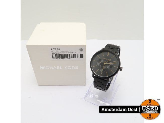 Michael Kors MK8703 Horloge | in Nette Staat, Michael Kors, Zo goed als nieuw, Support@michaelkors.com, 11 West 42nd Street
New York, NY 10036
United States