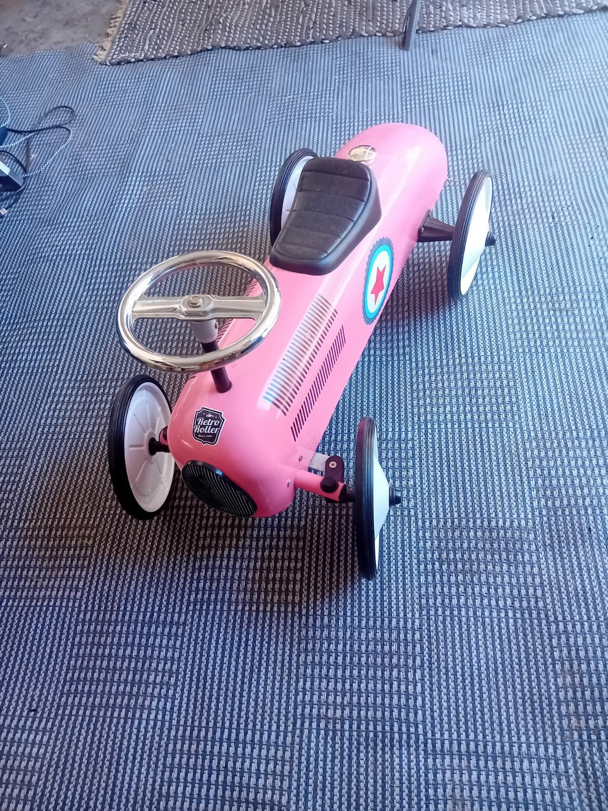 Nieuwe Retro Roller loopauto roze, Ophalen of Verzenden, Nieuw