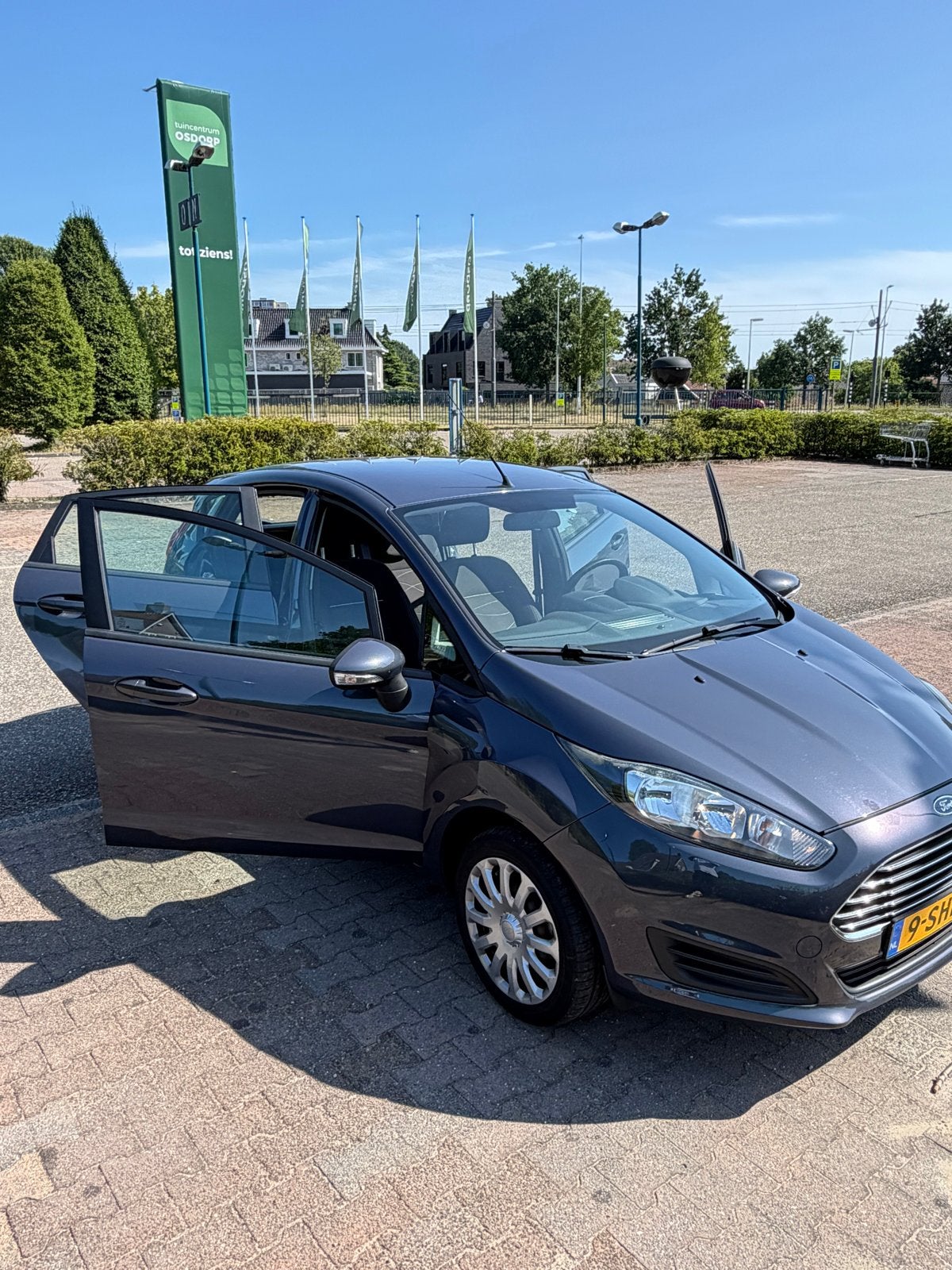 Ford Fiësta 1.0 48KW/65PK 5D 2013 Grijs, Auto's, Ford, 40 €/maand, 525 kg, 23 km/l, Origineel Nederlands