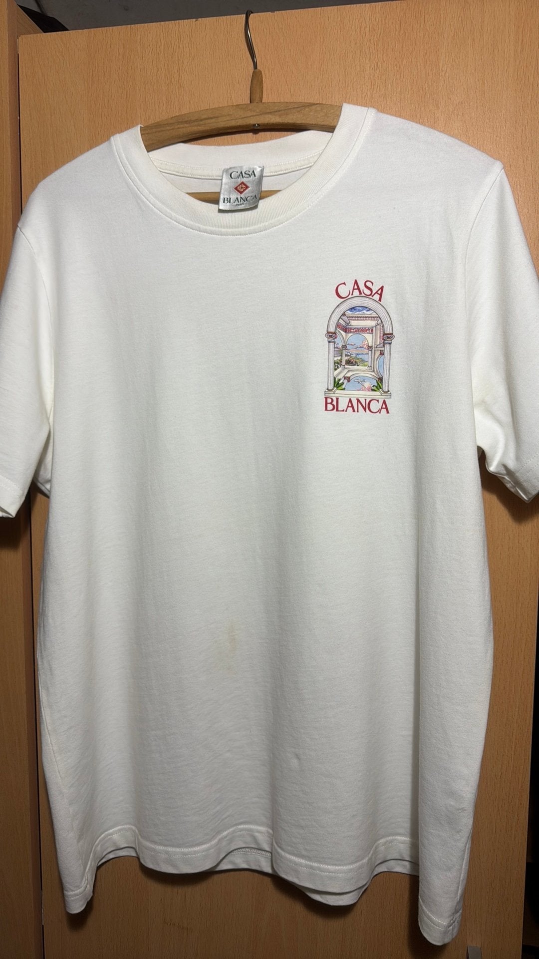 Casablanca Paris T-shirt M | Origineel |, Kleding | Heren, T-shirts, Ophalen of Verzenden, Zo goed als nieuw, Wit