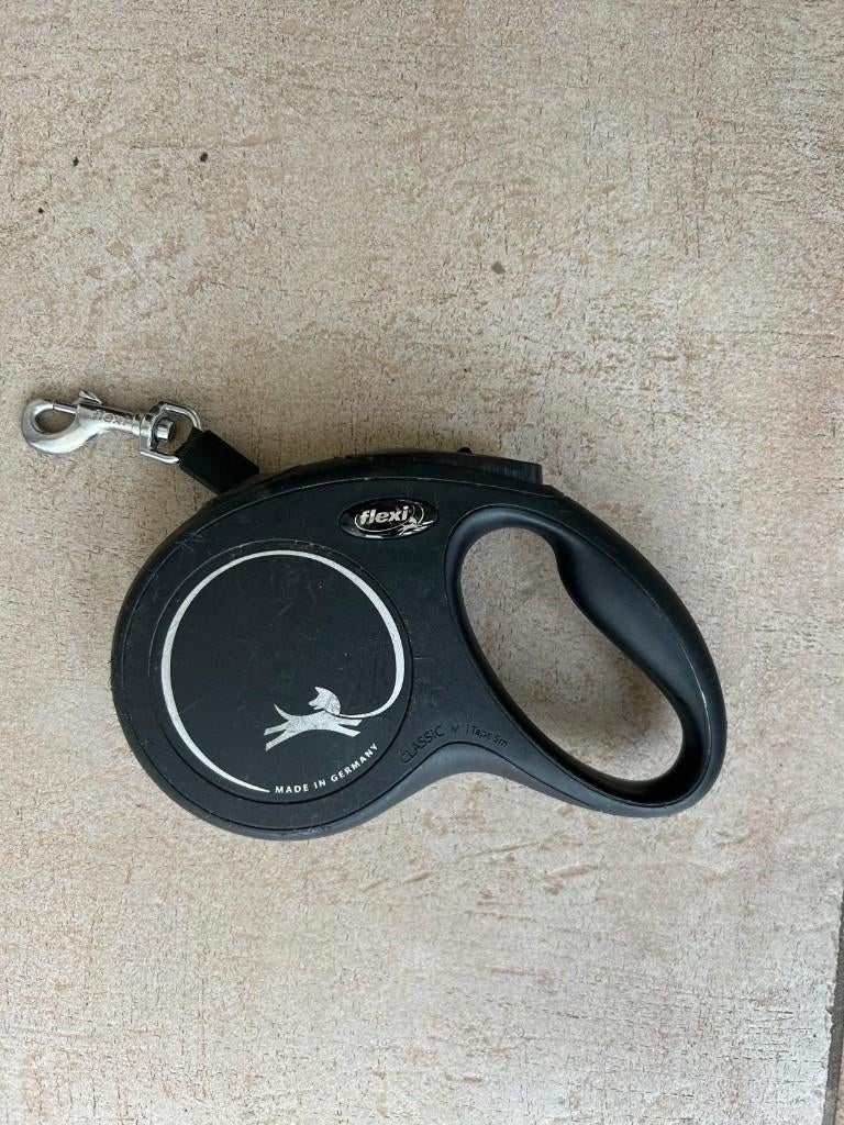 Flexi classic M tape 5m rollijn hond, Dieren en Toebehoren, Ophalen, Gebruikt, Hondenriem