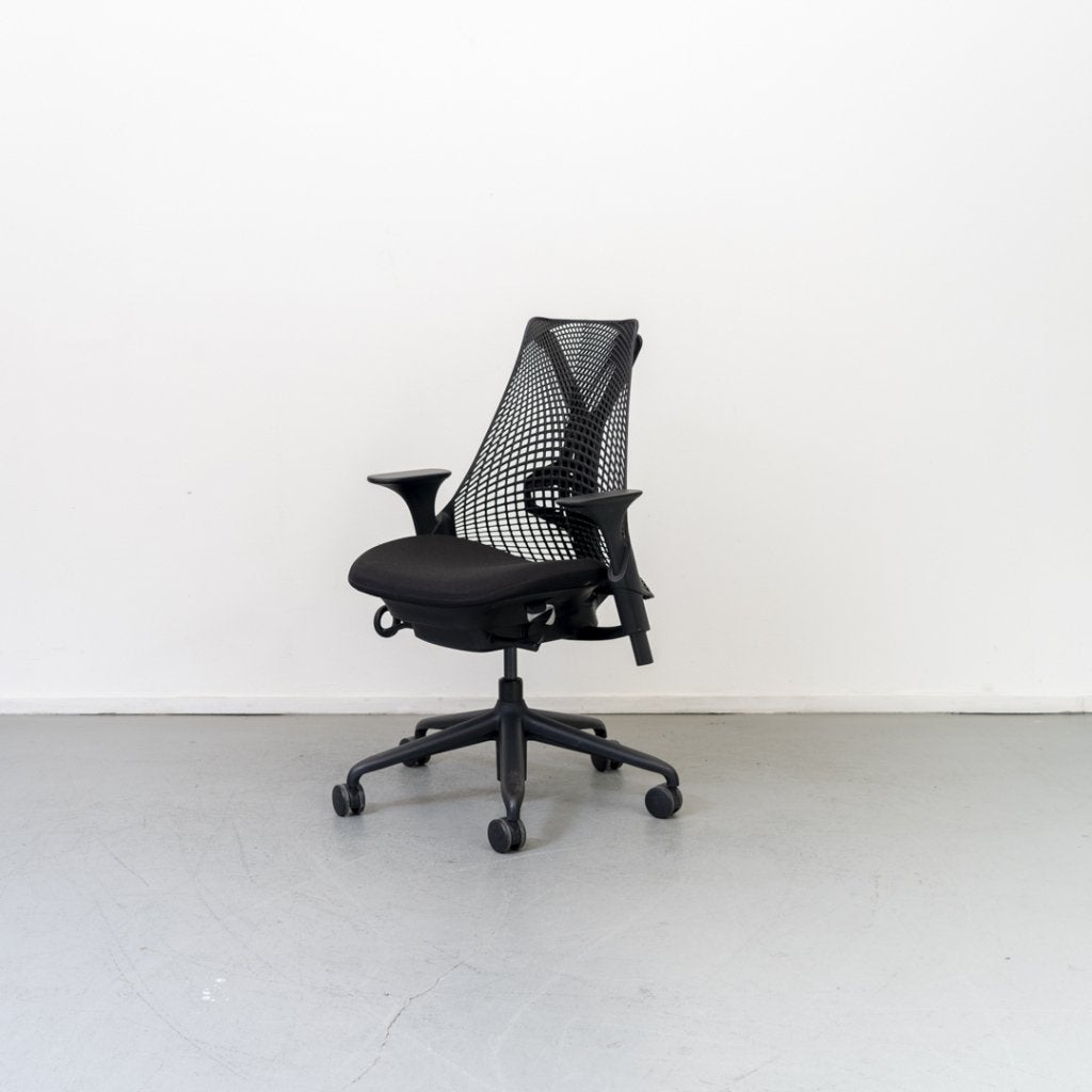 5x Herman Miller Sayl Bureaustoel Zwart, Huis en Inrichting, Bureaustoelen, Niet ingevuld, Zwart, Niet ingevuld, Ophalen of Verzenden