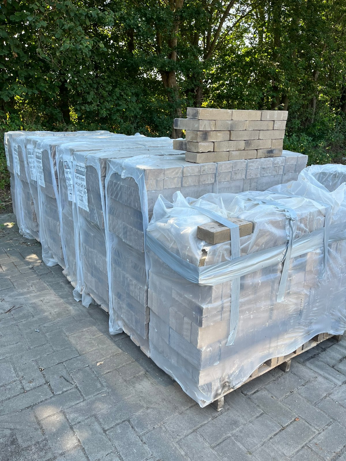 3000 gevelstenen wf vb aqua grijs zwart, Ophalen of Verzenden, Nieuw, Wit, 200 cm of meer