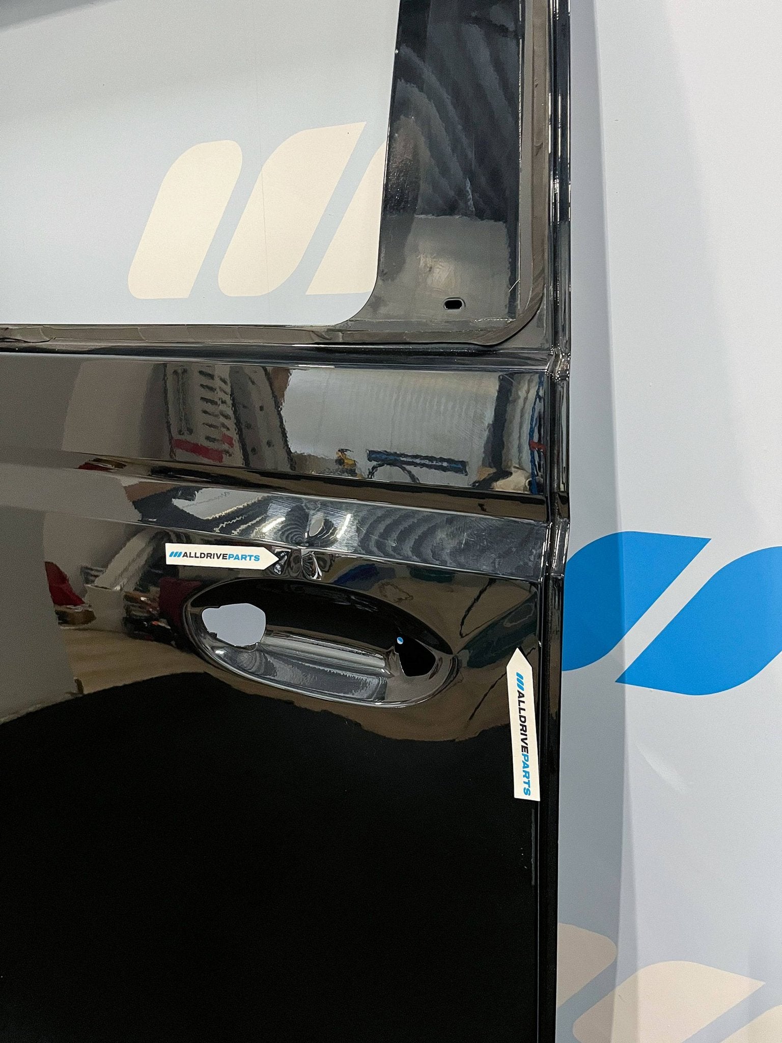VW ID.Buzz Schuifdeur rechts zwart met ruit kort T3843108, Gebruikt, -, Deur, -