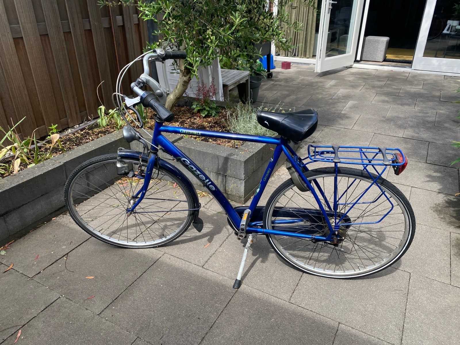Gazelle Grenoble herenfiets, Ophalen, Gebruikt, Velgrem, Versnellingen