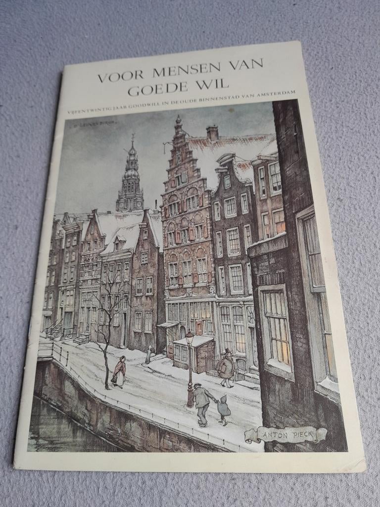 Voor Mensen van Goede Wil - Anton Pieck (1977), Ophalen of Verzenden, Gelezen, Jan Filius, Anton Pieck (illustraties), Nederland