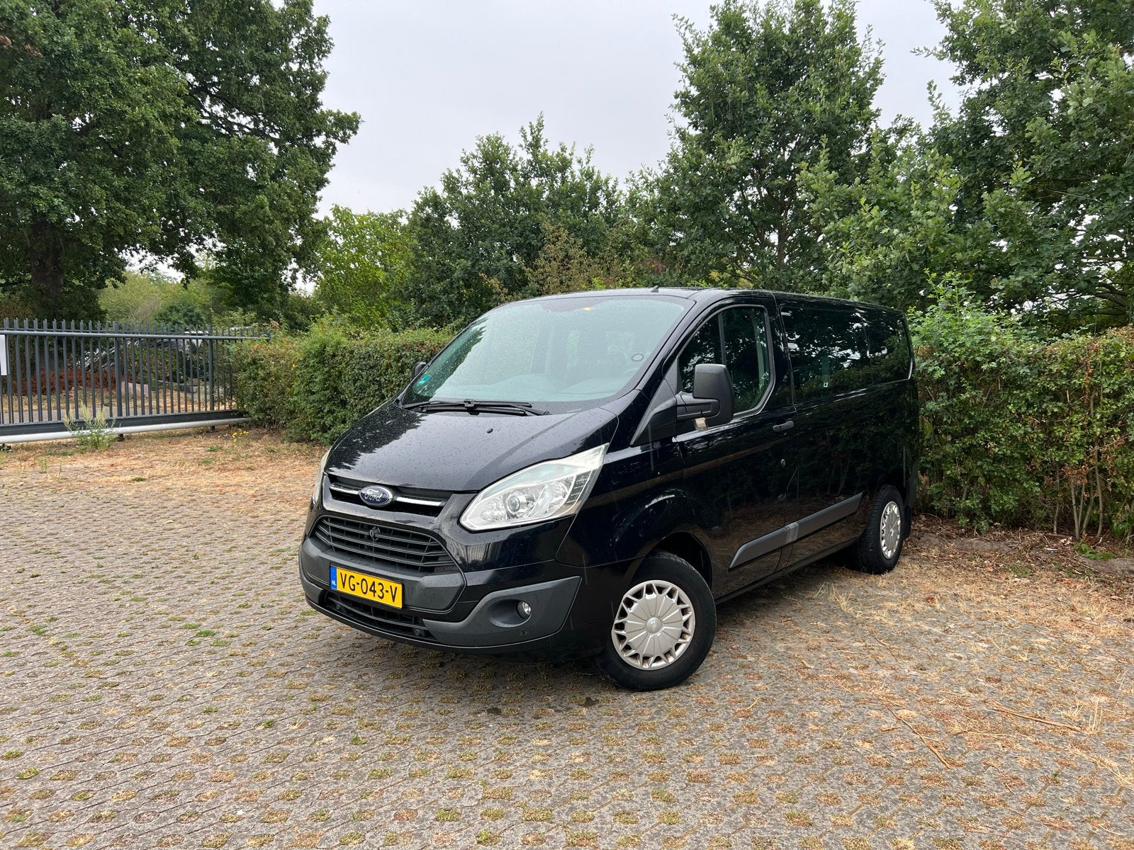 Ford Transit Custom GBDC 2.2 TDCi 100 PK L1H1 Dubbele Cabine, Auto's, Voorwielaandrijving, Euro 5, Stof, 4 cilinders