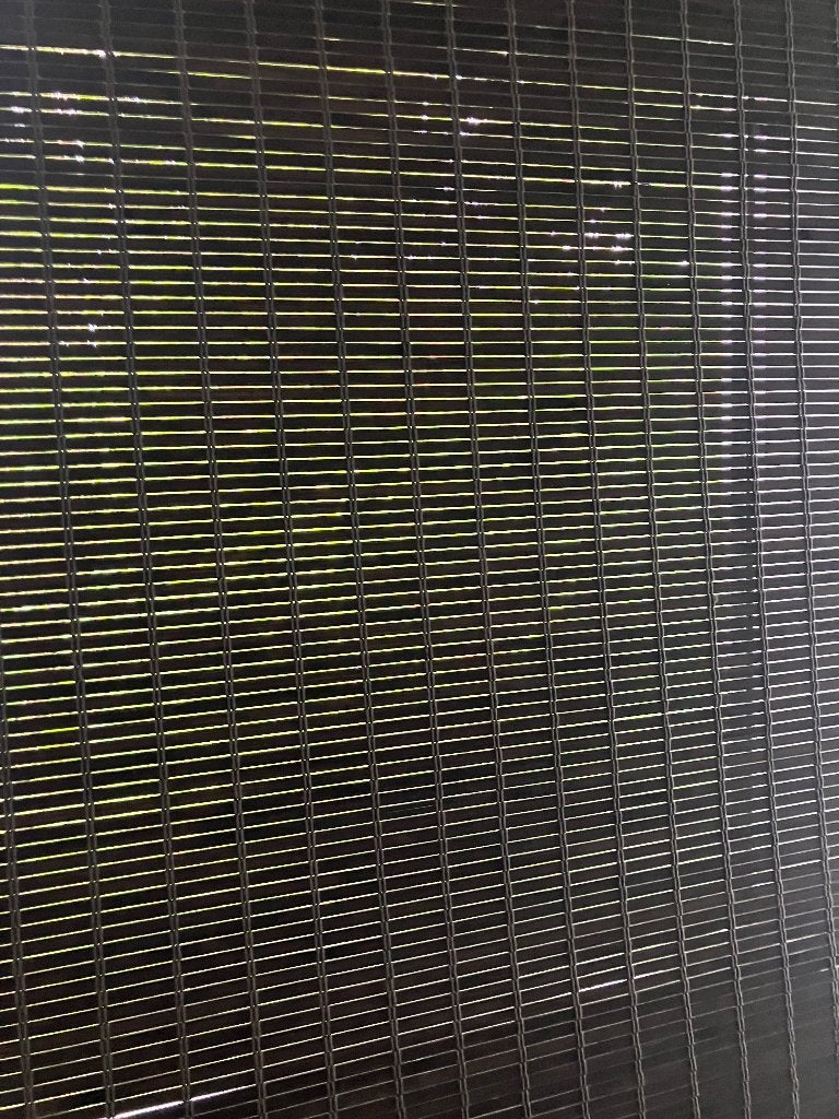 Bamboe Woodweave vouwgordijn 111,5x117cm, Bruin, 117 cm, Nieuw, Ophalen of Verzenden