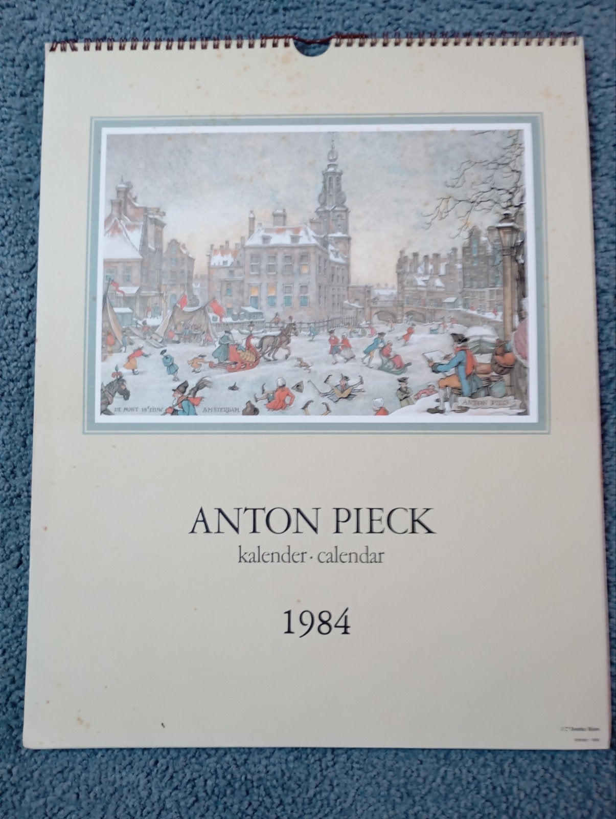 Vintage Anton Pieck Kalender, Verzamelen, Ophalen of Verzenden, Overige typen