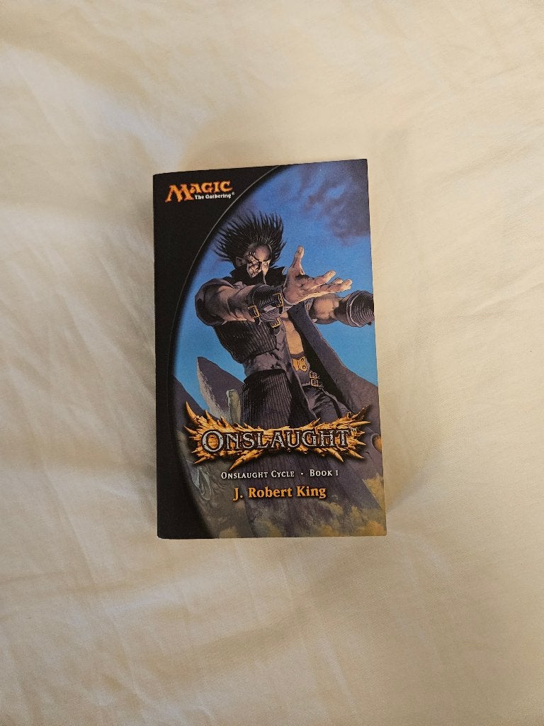 Te koop: Onslaught novel, Ophalen of Verzenden, Gebruikt, Overige typen